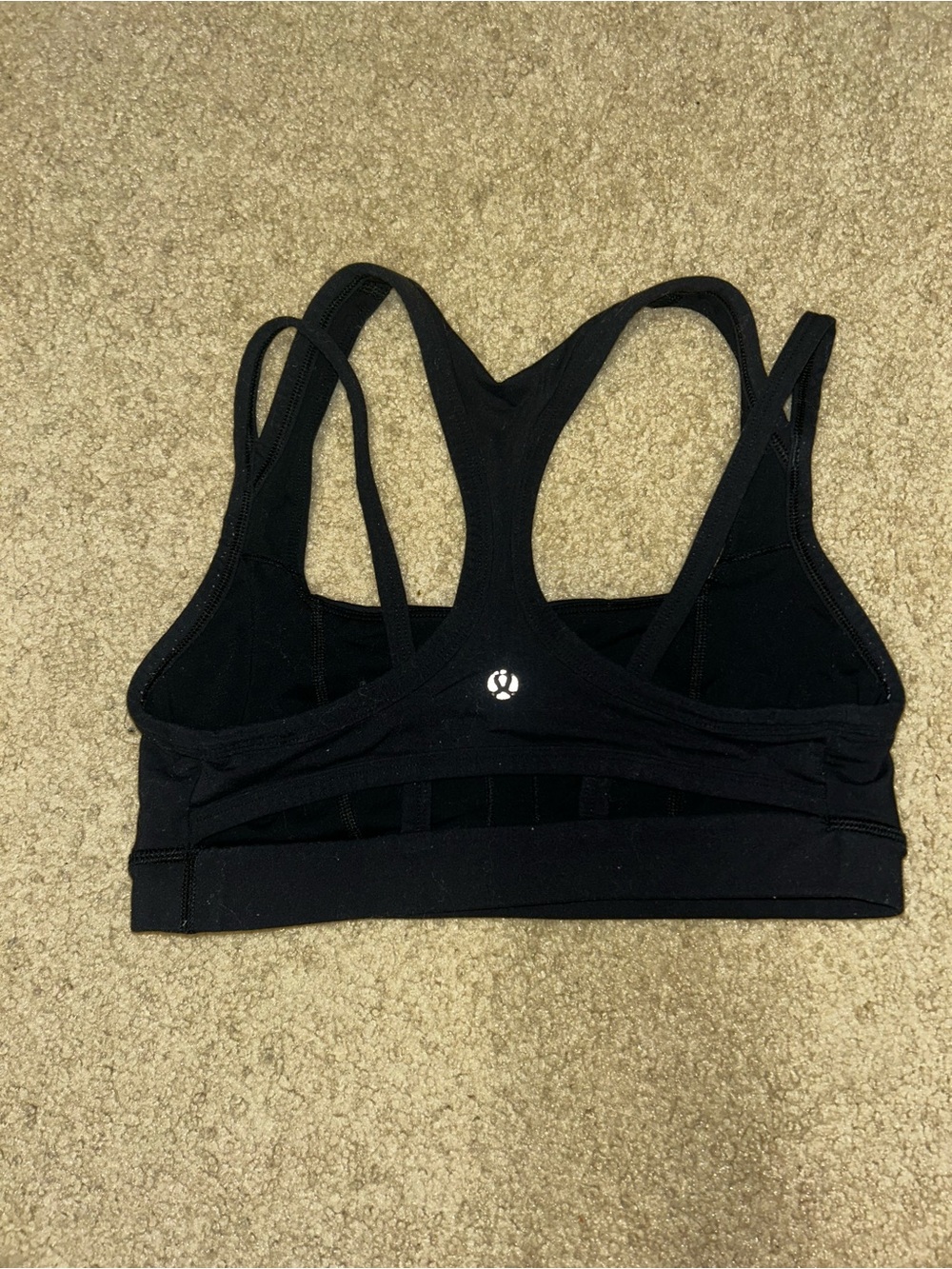 Black Racerback Sports Bra - lululemon